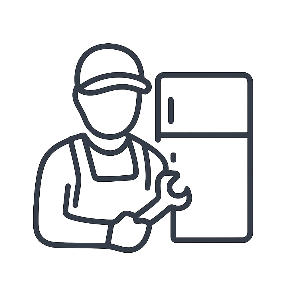 Add a logo suitable for an appliance repair business